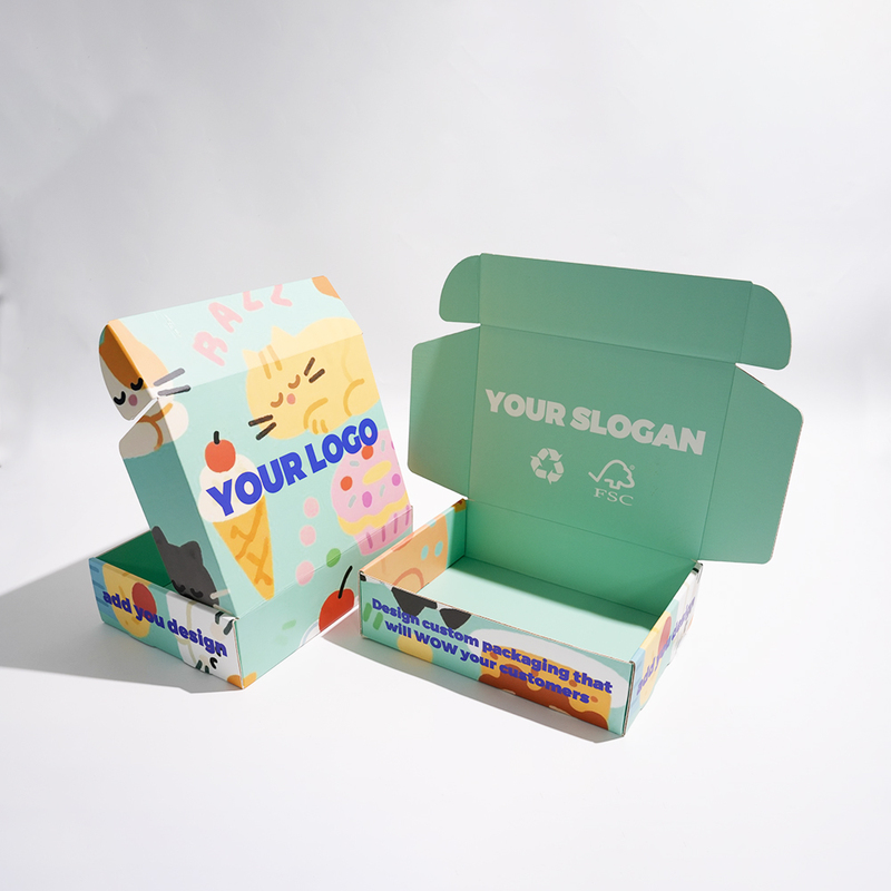 Customized Corrugated Board Packaging Folders with