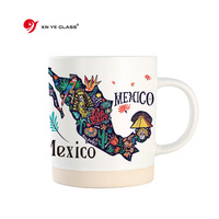 Voyage 11oz Thé Blanc Mat Pas Cher En Vrac Tasses En Céramique Sublimation Gobelets Tasses Tasses À Café
