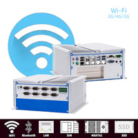 BASCO CPU i5 i7 6/7/8 Generación OEM/ODM Precio al por mayor Múltiples puertos de red Múltiples puertos serie Industrial Mini Box PC