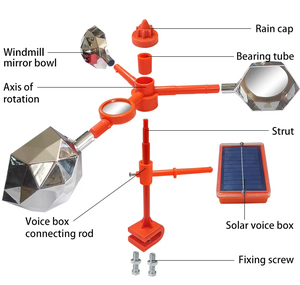 Ahuyentador de Aves Solar, Repelente Automático de Aves, Dispositivo Solar para Ahuyentar Aves en Granjas - Product Image 2