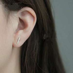 Pendientes de Oro Macizo al por Mayor, Joyería de Granate de Moda para Mujer, Accesorios de Moda Modernos - Product Image 1