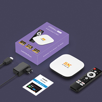 2026 Superventas Decodificador Android 14 4K con Cuatro Núcleos RK3528, Reproductor Multimedia de Streaming de Doble Banda 2.4G/5GHz H96MAX