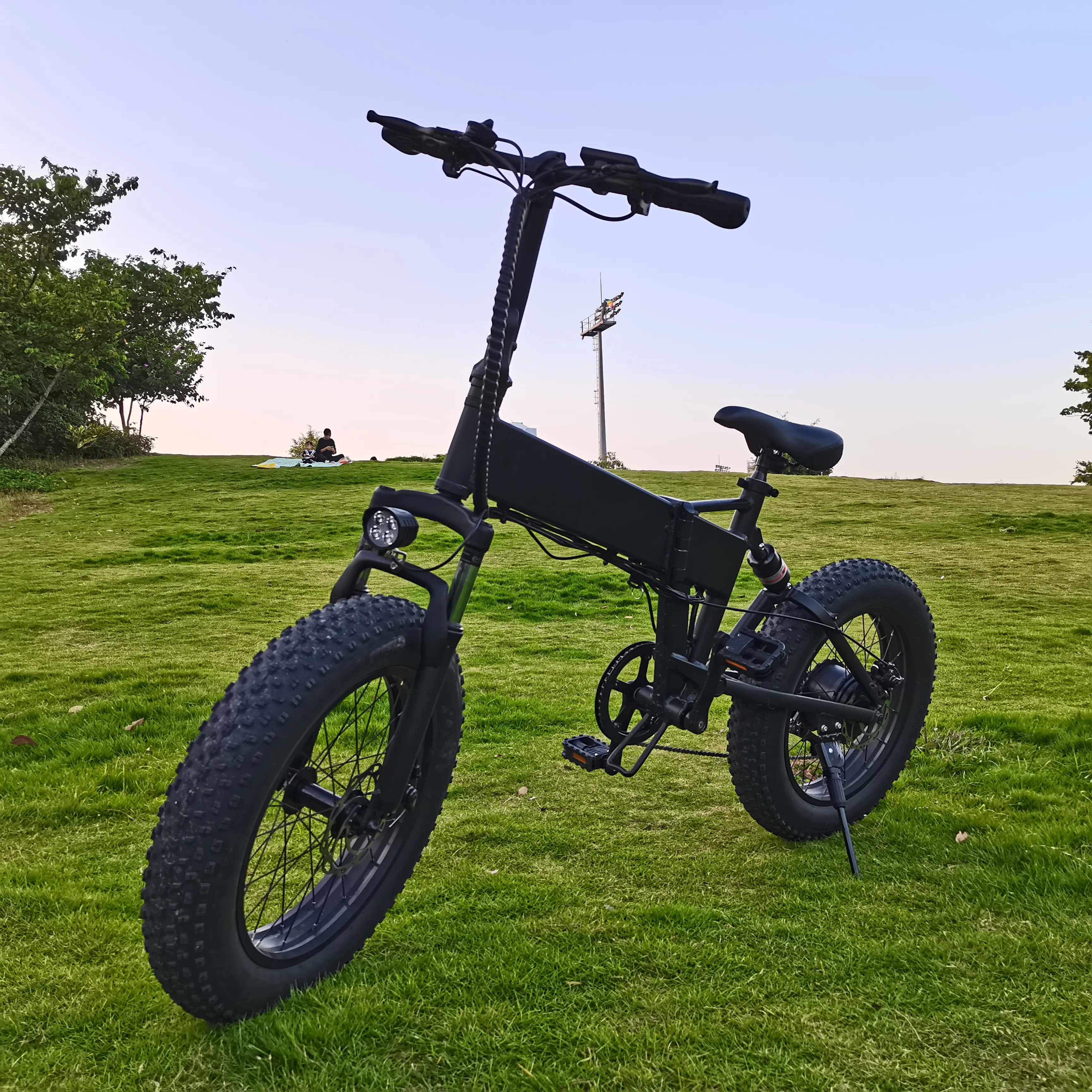 รถชอปเปอร์ Enduro Ebike รถลาก,ขนาด20นิ้วจักรยานไฟฟ้าพับได้คุณภาพสูง1000W