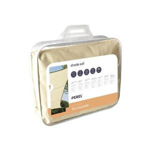 ใบเรือที่ซึมผ่านน้ำ perel-สี่เหลี่ยม-3.6x3.6ม.-สี: แชมเปญ - Product Image 4