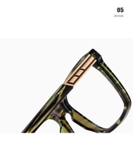 Nouvelle Monture de Lunettes Optiques Haute Qualité pour Hommes, Bloquant la Lumière Bleue, en TR90, Forme Rectangle, Anti-Lumière Bleue