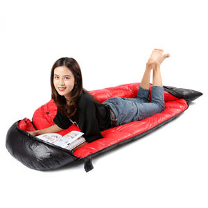 Saco <span class=keywords><strong>de</strong></span> <span class=keywords><strong>Dormir</strong></span> Doble Cuadrado para Adultos, Ultraligero, Tipo Sobre, <span class=keywords><strong>de</strong></span> Nailon 400T, para Camping, Descanso, Abrigado - Product Image 3