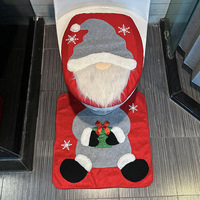 Papier toilette jetable en tissu à thème de Noël, motif Père Noël sans visage, style européen, pour l'exportation transfrontalière