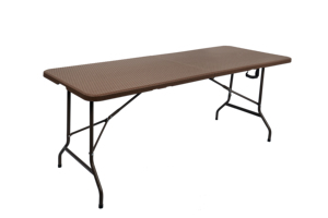 Hitree HDPE <span class=keywords><strong>6ft</strong></span> gấp tổ Dạ tiệc bảng màu nâu xám Dã Ngoại bảng cho ngoài trời trại bên ăn uống bền ngoài trời đồ nội thất - Product Image 6