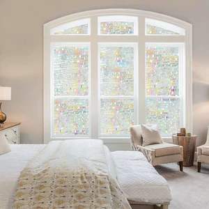 Autocollants pour fenêtres arc-en-ciel, <span class=keywords><strong>film</strong></span> décoratif 3D pour la confidentialité, <span class=keywords><strong>film</strong></span> statique pour fenêtres en verre - Product Image 2