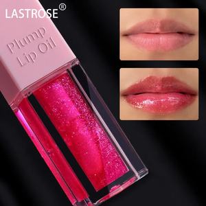 Huile à lèvres hydratante et scintillante pour le maquillage des lèvres, huile volumisante aromatisée, teinte fruitée, brillance, huile à lèvres en marque privée avec un grand pinceau - Product Image 5