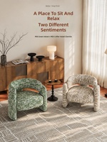 Fauteuil simple rétro en bois massif, style minimaliste, design moderne du milieu du siècle, pour salon, balcon, meubles de maison