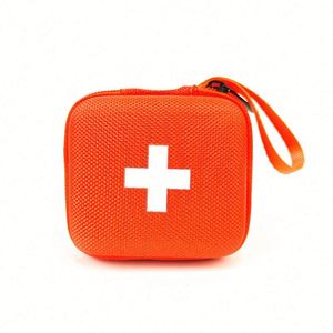 Orange Small <b>EVA</b> Medicine Storage Case Travel Insulation Aluminum Film Medicine Cooler Bag - Product Image 3