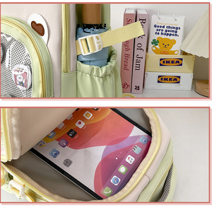 Zaini Scolastici Impermeabili Antifurto Personalizzabili con Logo per Studenti, Ragazzi e Ragazze, Zaini Alla Moda per Laptop - Product Image 5