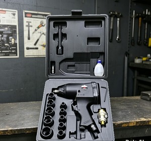 Juego de Llaves de Impacto Neumáticas SS SAMSON, Accionamiento de 1/2 Pulgada, Torque Máximo de 640 Nm, Juego de Herramientas de Reparación Automotriz de 17 Piezas - Product Image 1