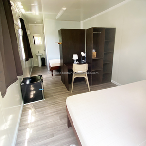 BOX SPACE Casa modular de 5 dormitorios Contenedor de paquete plano ensamblado portátil para apartamento pequeño o cabina <span class=keywords><strong>Porta</strong></span> - Product Image 6