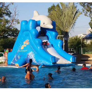 Toboganes Para Piscina Water Slide Kid Size Piscina Mini Corrediça de água inflável Piscina Waterslides Piscina inflável - Product Image 4