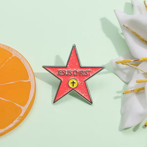 Jésus m'aime épingles en émail Philippiens Bible christianisme Religion croyants vivent pour toujours croix broche revers Badge foi bijoux - Product Image 4