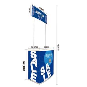 Table de promotion d'équipement d'exposition en plein air de <span class=keywords><strong>Paris</strong></span> Sports PP/ABS pour comptoir alimentaire pour salons professionnels et événements - Product Image 3