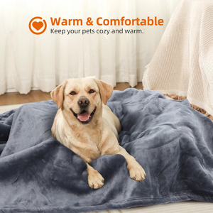 Coperta per cani impermeabile di lusso Nobleza M 100X75cm morbida soffice coperta per animali domestici lavabile a tenuta stagna per cani - Product Image 4