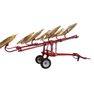Raccoglierba a disco per trattore con 6/8/10 dischi, raccogli fieno e foraggio, in promozione - Product Image 1