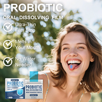 Film oral probiotique personnalisé à dissolution rapide, bonbons vitaminés en film mince à dissolution orale, film oral probiotique