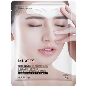 Immagini maschera Foreheadl al collagene viso levigante linee frontali foglio di rimozione fromnies patch per nastro viso antirughe per il viso