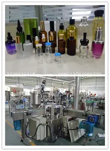 Linha de produção de enchimento automático de perfume, perfume que faz a máquina, máquina de embalagem de perfume Liquip Equipamentos