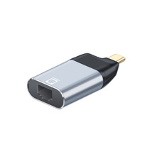 Port vidéo multi-interface 2 en 1 Type C mâle vers port VGA DP femelle Adaptateur de convertisseur Connecteur de charge audio pour TV vidéo HD