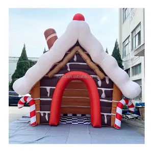 Inflatable Christmas Chocolate Candy House Xmas Decorative Tent