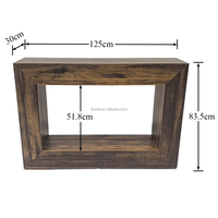 Console de style américain rétro moderne de luxe en bois massif, table d'appoint antique pour entrée de maison, villa, salon, hôtel ou couloir d'appartement