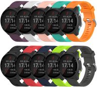 Bracelet de remplacement en silicone pour Garmin Venu Sq Forerunner 245 Samsung Active Watch Huawei GT Strap 20mm Sports Band