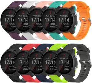 Pulsera de repuesto de silicona para <span class=keywords><strong>Garmin</strong></span> Venu Sq <span class=keywords><strong>Forerunner</strong></span> <span class=keywords><strong>245</strong></span> Samsung Active Watch Huawei GT Correa 20mm Sports Band - Product Image 2