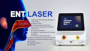 2024 El más nuevo diseño 980nm 1470nm Unidad de cirugía láser quirúrgica Láser de diodo ENT para cirugía ENT - Product Image 3