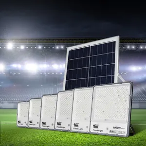 Guandu-luz Solar para exteriores, iluminación impermeable Ip67, 80w, 100w, 200w, 300w, 500w, 1000w, luz de inundación Led Solar