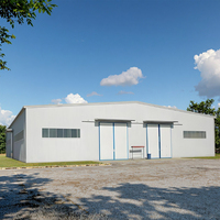 Assemblage rapide Hangar d'avion portable de qualité industrielle Entrepôt Cintre préfabriqué Panneaux de toit Bâtiments en acier sandwich