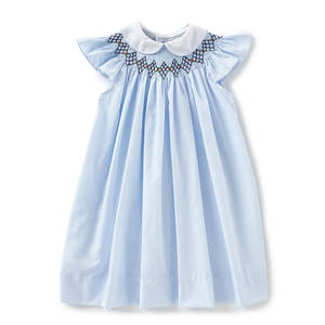 Nuevos Vestidos Smocked para Niñas, Ropa Infantil Hecha a Mano, Moda Boutique, Vestidos Smocked para Niñas - Product Image 4