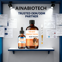 Vitamines liquides pour animaux de compagnie : Complément pour chiens contre les infections à levures, soutien immunitaire, réduit les irritations, à base de plantes, vente directe usine