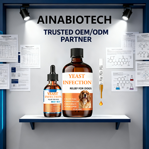 โรงงานขายวิตามินเหลวสำหรับสัตว์เลี้ยง อาหารเสริมสำหรับสุนัข บรรเทาอาการติดเชื้อยีสต์ เสริมภูมิคุ้มกัน ลดการระคายเคือง ผลิตภัณฑ์จากพืช รับผลิตแบบ OEM/ODM - Product Image 3