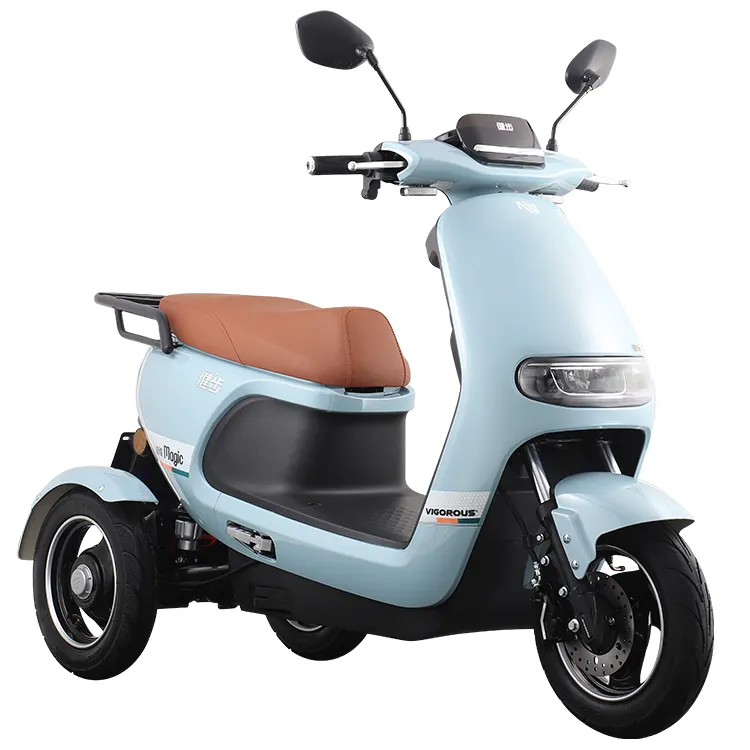 Magic m1 motocicleta triciclo aberto, motocicleta scooter elétrica passageiro para idosos