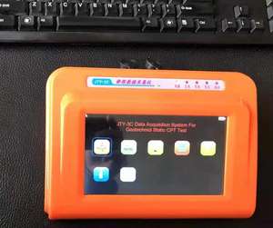 50KN hidrolik taşınabilir alan kullanımı toprak penetrasyon testi CPT statik koni penetrometre makinesi - Product Image 3