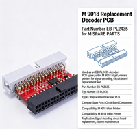 Carte de circuit imprimé de décodeur de remplacement M 9018, numéro de pièce EB-PL2435 pour pièces détachées M
