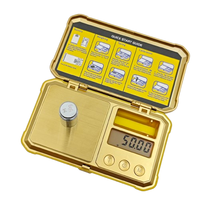 Mini balance numérique à affichage LCD, haute précision, en acier inoxydable, balance électronique 0,01 g, balance pour bijoux en diamant