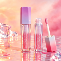 FAIRY LG289 Huile à lèvres liquide hydratante et brillante avec paillettes, enrichie en ingrédients chimiques, deux-en-un, nouveau design, OEM, personnalisation privée