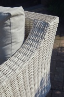 Modernes Outdoor Wicker Rattan Möbel Set für Innenhof Freizeit Balkon Wohnzimmer Villa Patio Hotel Bauernhaus-Gartens tuhl
