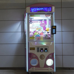 Macchina da gioco a gru a gettoni con artiglio blu trasparente per bambole, distributore automatico Key <span class=keywords><strong>Master</strong></span> con 1 anno di garanzia - Product Image 5