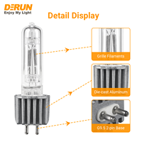 Lampe de scène halogène HPL 575W G9.5 avec dissipation thermique en aluminium CE ROHS