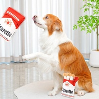 Usine en gros Cigarette chien jouet nouveau animal de compagnie auto-salut molaires résistantes aux morsures en peluche Style Durable