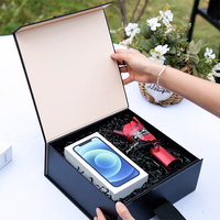 Boîtes en papier magnétiques réutilisables haut de gamme personnalisées avec logo, écologiques, recyclables, avec finition mate et doublures en ruban disponibles en gros