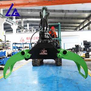 Pinza idraulica per la foresta per Mini escavatore 13 tonnellate di legno <span class=keywords><strong>Log</strong></span> <span class=keywords><strong>Grab</strong></span> vendita calda - Product Image 2