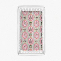 Drap-housse en fibre de bambou pour berceau, extensible, respirant, doux, antidérapant, pour nouveau-nés, vente en gros